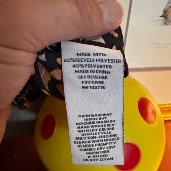 🖤🦁🟣🍦Nanette Black and Orange Abstract Blouse - Picture 9 of 10